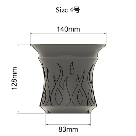 【Heat】アガベ専用デザイン植木鉢。3Dプリントで軽量・通気性抜群の機能美鉢