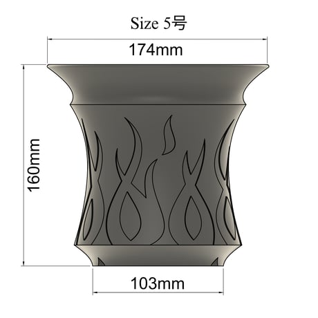 【Heat】アガベ専用デザイン植木鉢。3Dプリントで軽量・通気性抜群の機能美鉢