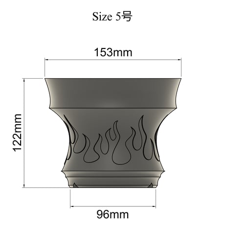【Flame】アガベ専用デザイン植木鉢。3Dプリントで軽量・通気性抜群の機能美鉢