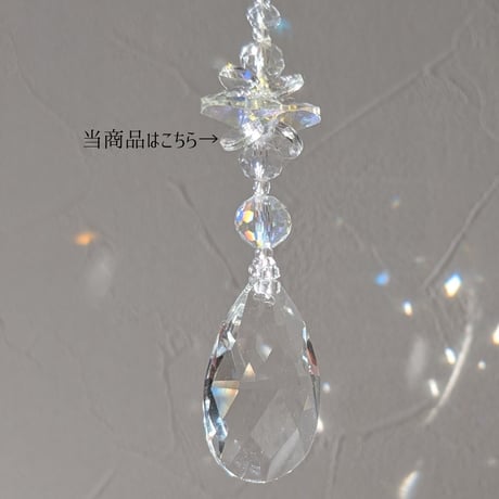 ¥99【7点】ガラス製サンキャッチャーパーツ│フラット ラウンド│8mm クリア