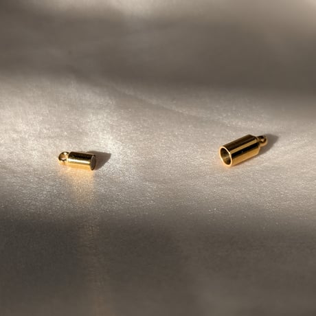 サイズ追加【選べる1点】サージカルステンレス製プラグ式マグネットクラスプ│ステンレス304│ゴールド│差し込み式 留め具│選べるサイズ 極小12mm・16mm