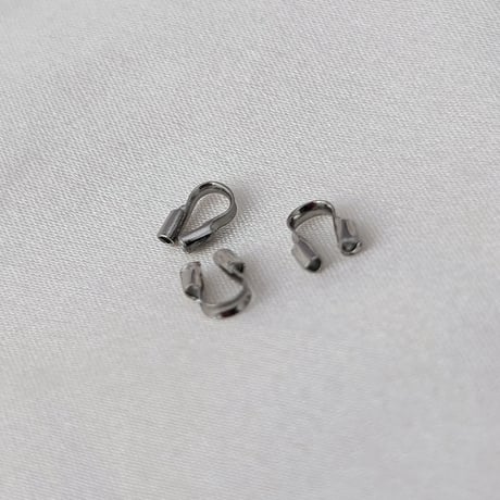 ¥99【16点】サージカルステンレス製 U字金具 │アクセサリー用 5mm シルバー
