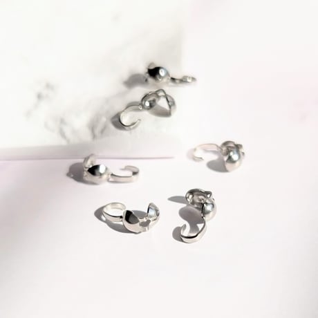 ¥99【20点】サージカルステンレス製 ボールチップ│9mm シルバー