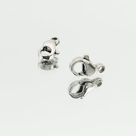 ¥99【5点】サージカルステンレス製 カニカン│allステンレス304│9mm シルバー