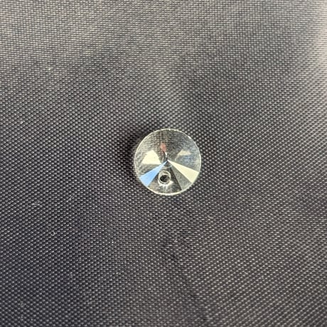 ¥99【7点】ガラス製サンキャッチャーパーツ│フラット ラウンド│8mm クリア