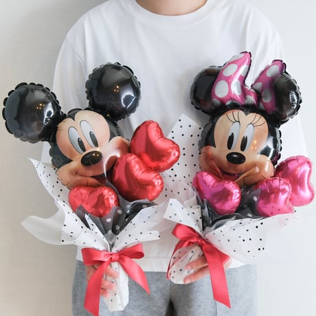 ミッキー＆ミニー バルーンブーケセット｜発表会・誕生日・結婚式・バルーンギフト