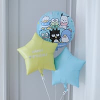 浮かせてお届け｜ハピダンブイ スターバルーンパフェ｜バルーンギフト・誕生日バルーン・ヘリウムバルーン