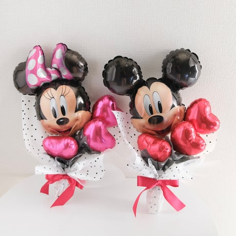 ミッキー＆ミニー バルーンブーケセット｜発表会・誕生日・結婚式・バルーンギフト