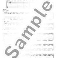 【入門向け高速ロックTABベース譜】嘘 - シド