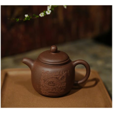 自渡紫砂（瓢尊壺）