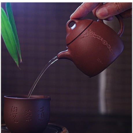 禅定紫砂（秦権壺）