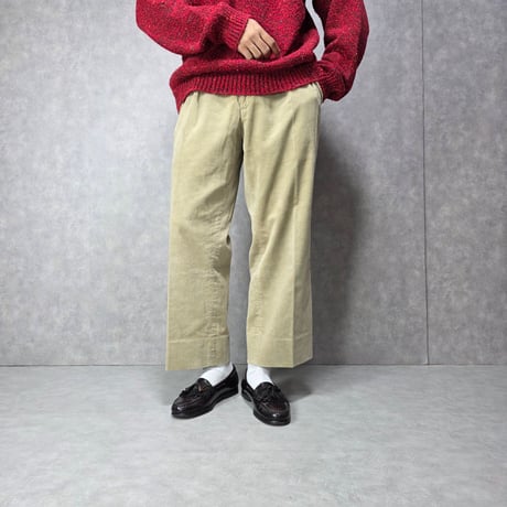 LLBean ツータック太畝コーデュロイパンツ コーズパンツ