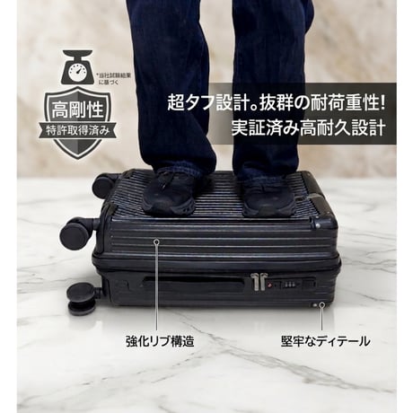 【軽量・多機能】スーツケース　19インチ　機内持ち込み対応　TSAロック　静音ダブルキャスター　5色展開