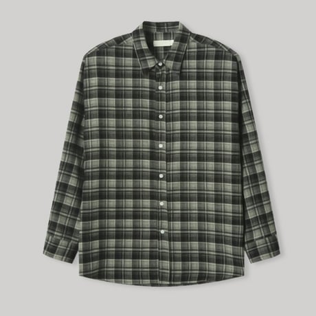 duffle check pattern shirt /2color　VG1102