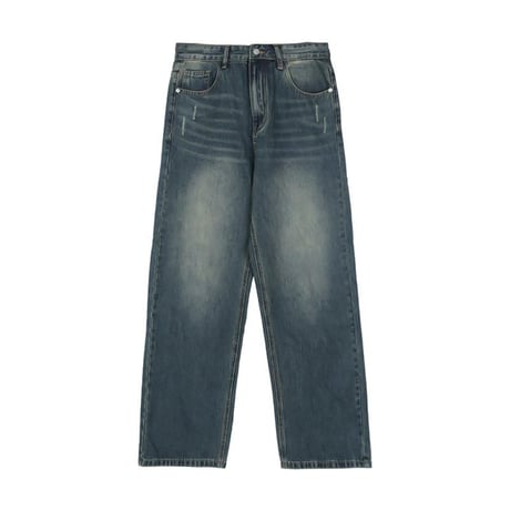 aged wash wide denim　VG1078