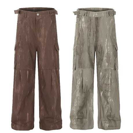 grunge wash wide cargo /2color　VM1015