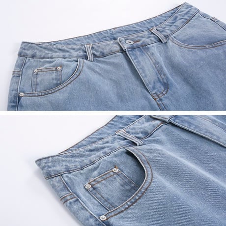 light wash straight denim　VG1056