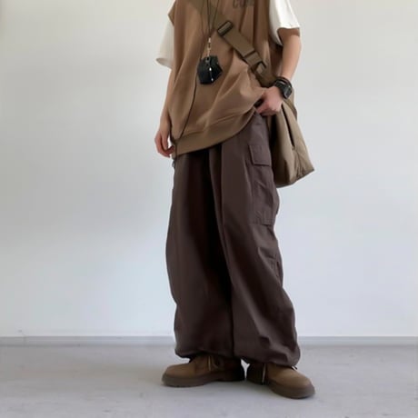 nylon balloon cargo pants　VG1174