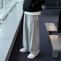 loose seam wide sweat pants /2color　VM1117