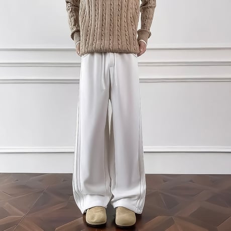 side-line track wide pants /2color　VM1141