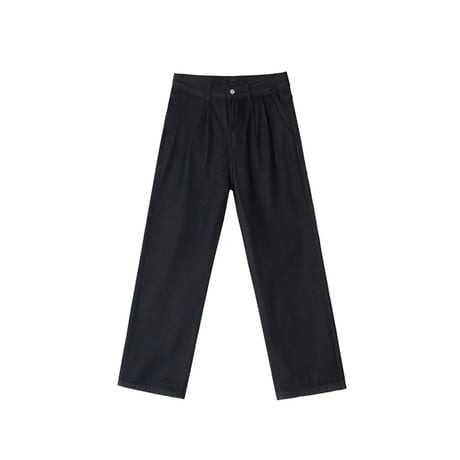 tuck straight denim pants　VG1074