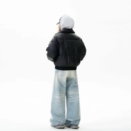 oversized volume padding blouson /3color　VG1222
