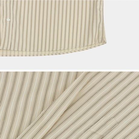 classic vertical stripe relax shirt /3color　VG1104