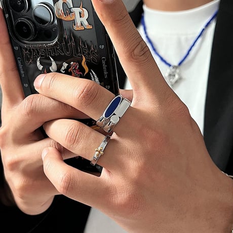 layered color block ring　VG1204