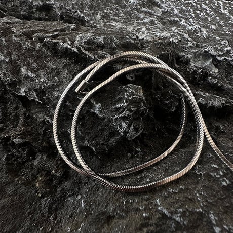 minimal snake chain necklace　VG1215