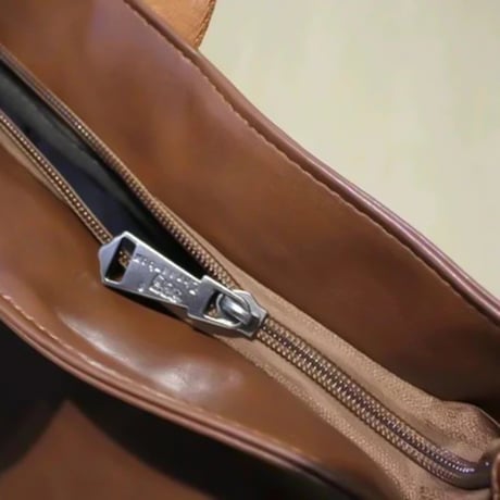 simple leather 2way tote bag /4color　VG1199