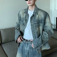 retro wash denim jacket 　VG1287