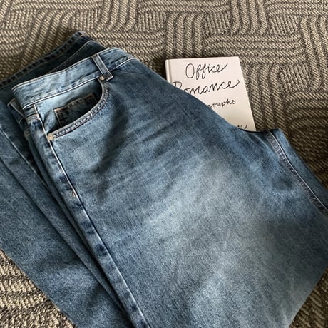 vintage wash straight fit denim　VG1178