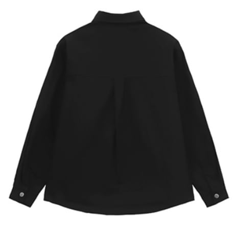 coated oversized shirt /3color　VG1164