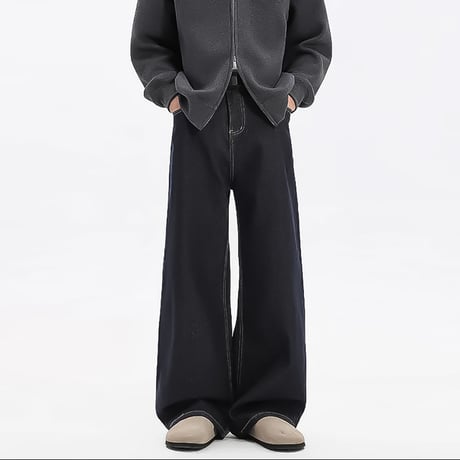 minimalist super wide denim /2color　VM1014