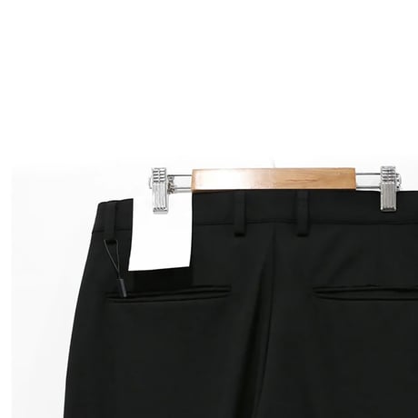 hem slit straight slacks /2color　VG1256