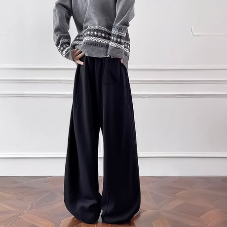 side-line track wide pants /2color　VM1141