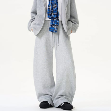 adjustable hem loose sweat pants /3color　VG1097
