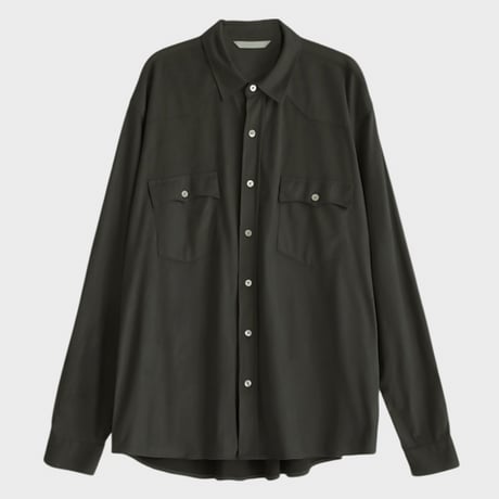 suede western two-pocket shirt /4color　VG1143