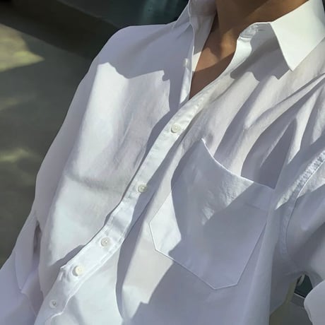 essential relaxed poplin shirt　VG1255
