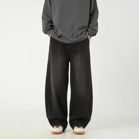minimalist super wide denim /2color　VM1014