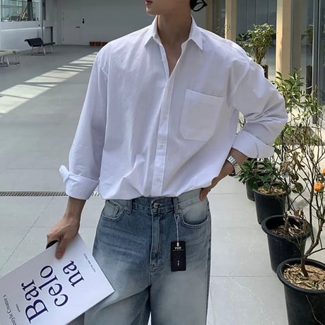 essential relaxed poplin shirt　VG1255