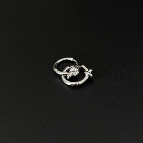 knot design hoop earring　VG1206