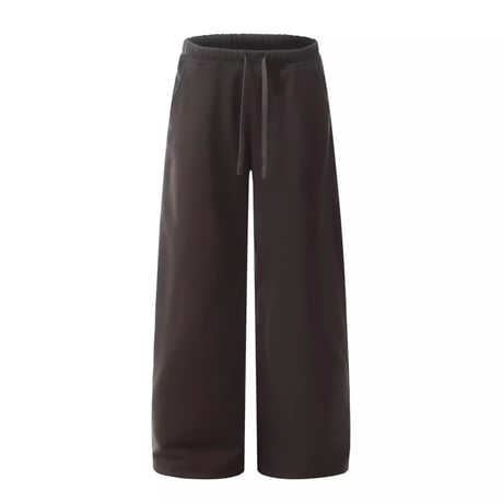 adjustable hem loose sweat pants /3color　VG1097