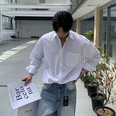 essential relaxed poplin shirt　VG1255
