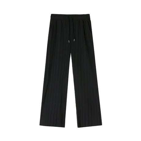 pleats straight easy pants /2color　VG1073