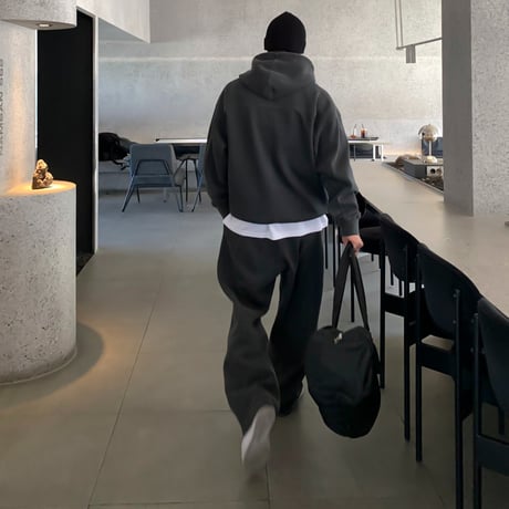 supima pigment wide sweat pants /3color　VG1122