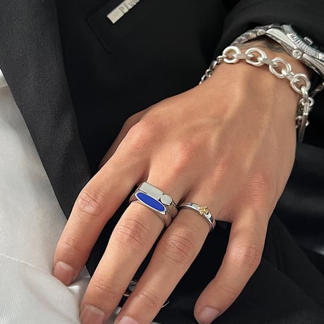 layered color block ring　VG1204