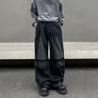 side stripe vintage wide denim　VM1056