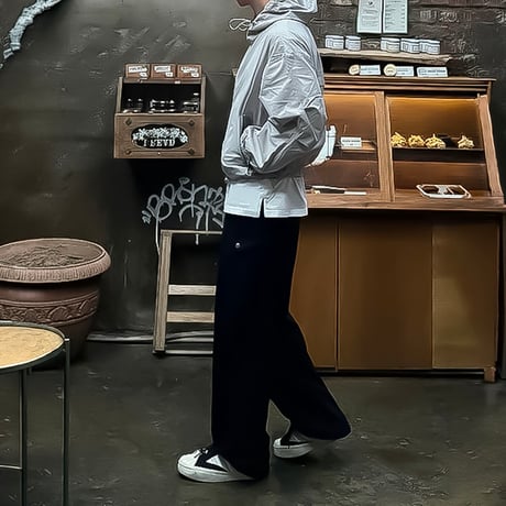 loose seam wide sweat pants /2color　VM1117