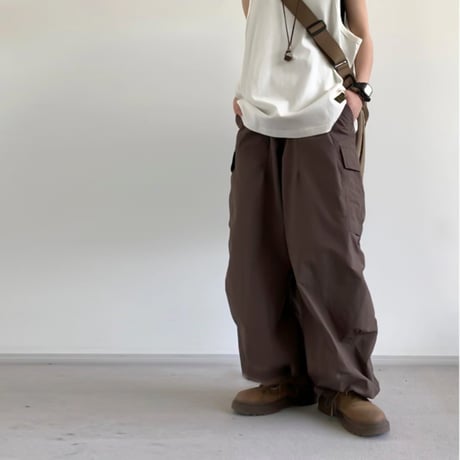 nylon balloon cargo pants　VG1174